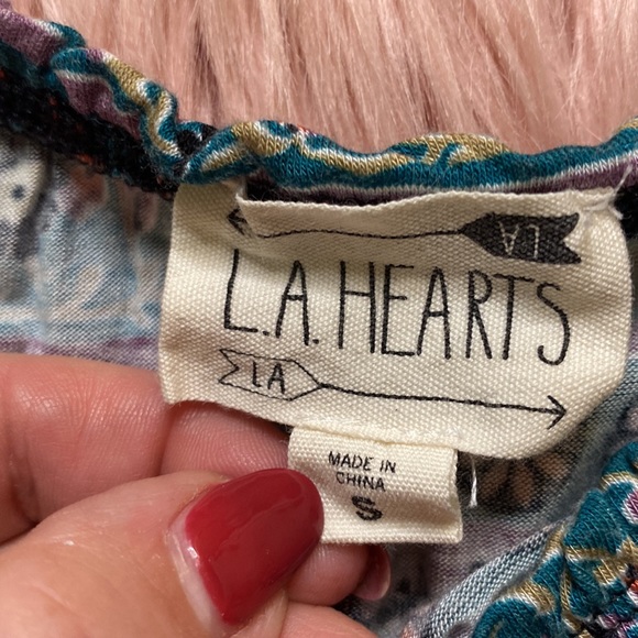 LA Hearts. PAC SUN. crop Top, Size Small - Picture 4 of 7